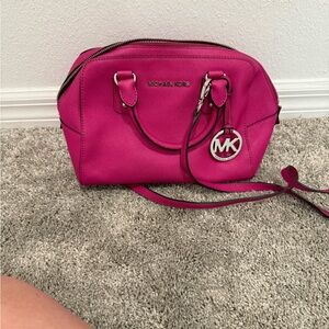 Michael Kors Fuchsia Satchel Bag